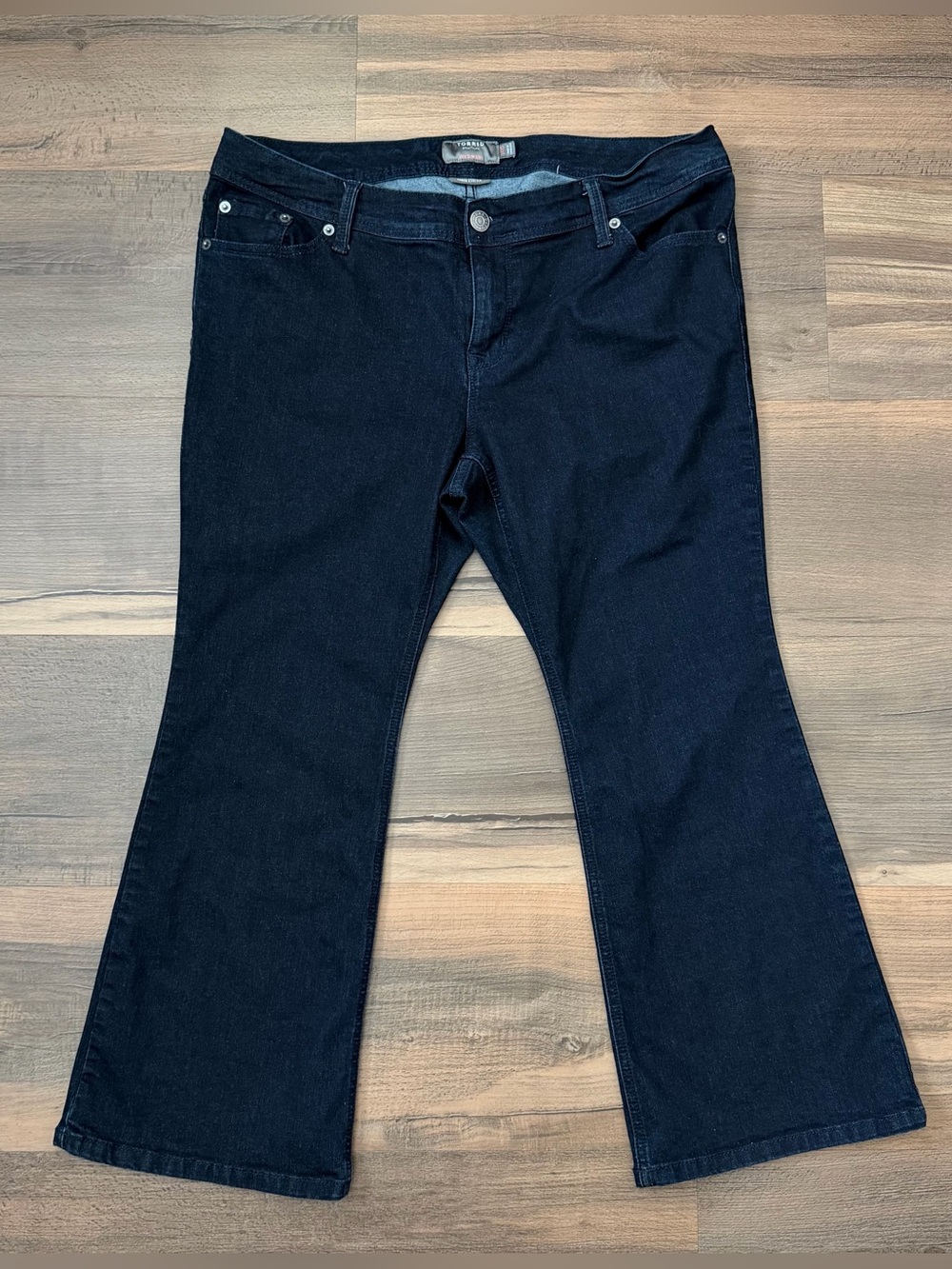 Torrid Luxe Slim Boot Jean - Mid Rise - Super Stretch - Stratosphere - Sz 14XS